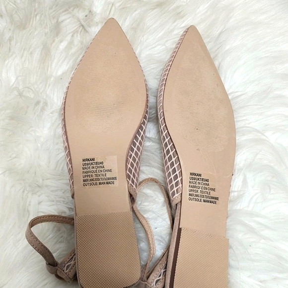 Hikari pointed toe Flat Mule In biege🌴 - Picture 6 of 7